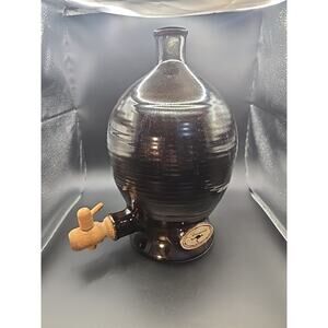 Vintage Australian Stoneware OLD BALLARAT POTTERY Decanter - approx 13 inches